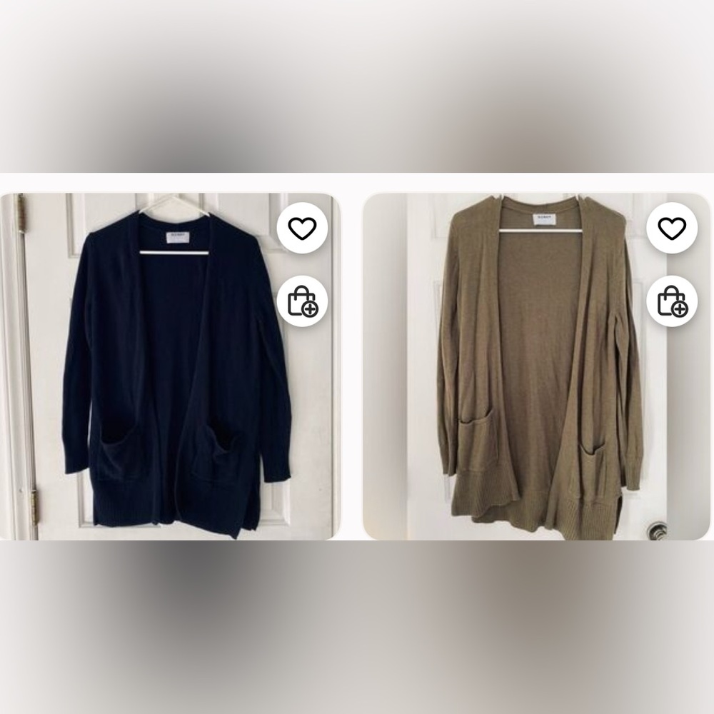 BUNDLE- 2 Old Navy Cardigan Sweaters with Pockets Size Small